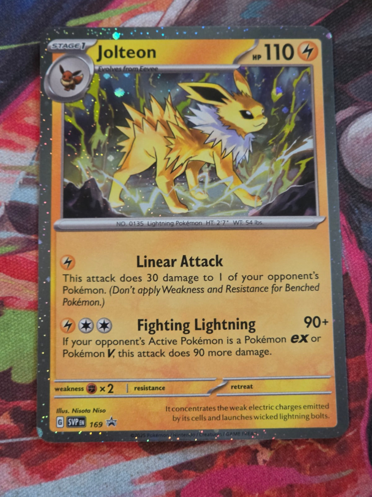 Jolteon (Cosmos Holo) - 169 - SV: Scarlet & Violet Promo Cards - Rare - NM Pokemon