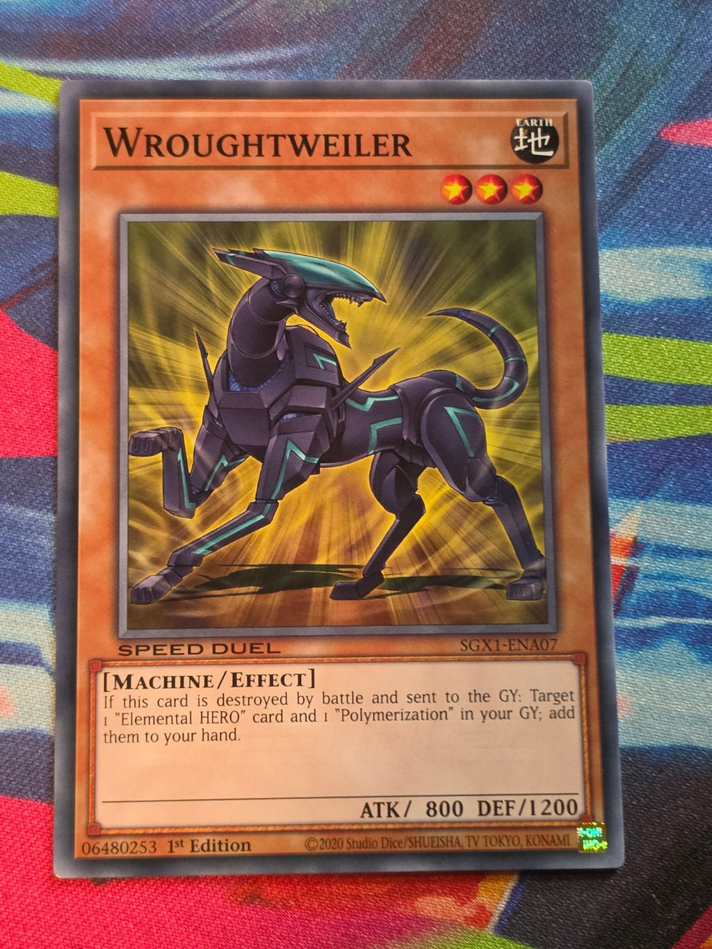 Wroughtweiler Common Speed Duel GX: Duel Academy Box SGX1-ENA07 1st Edition LP Yu-Gi-Oh!