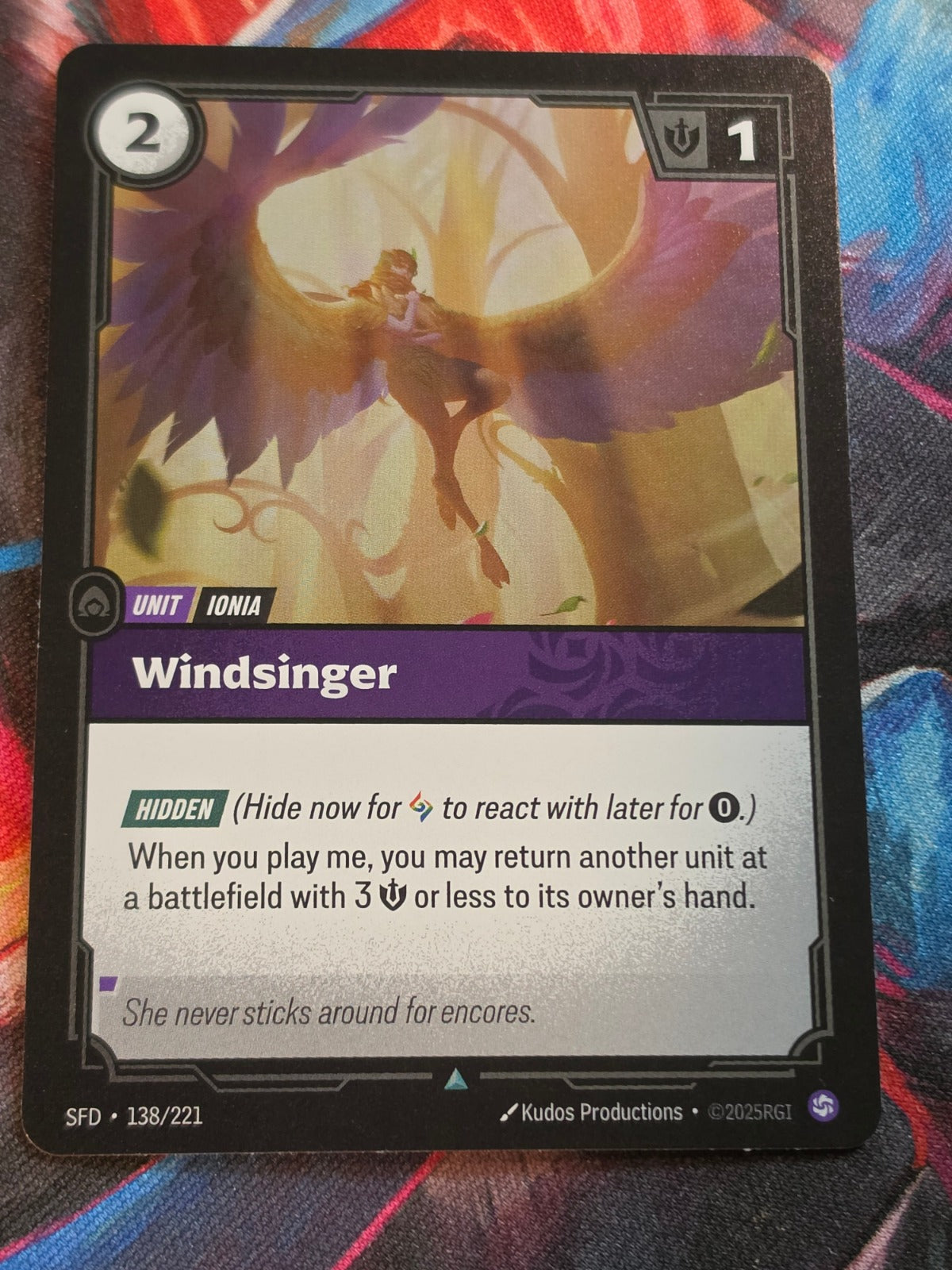 Windsinger - 138/221 - Spiritforged - Uncommon - NM