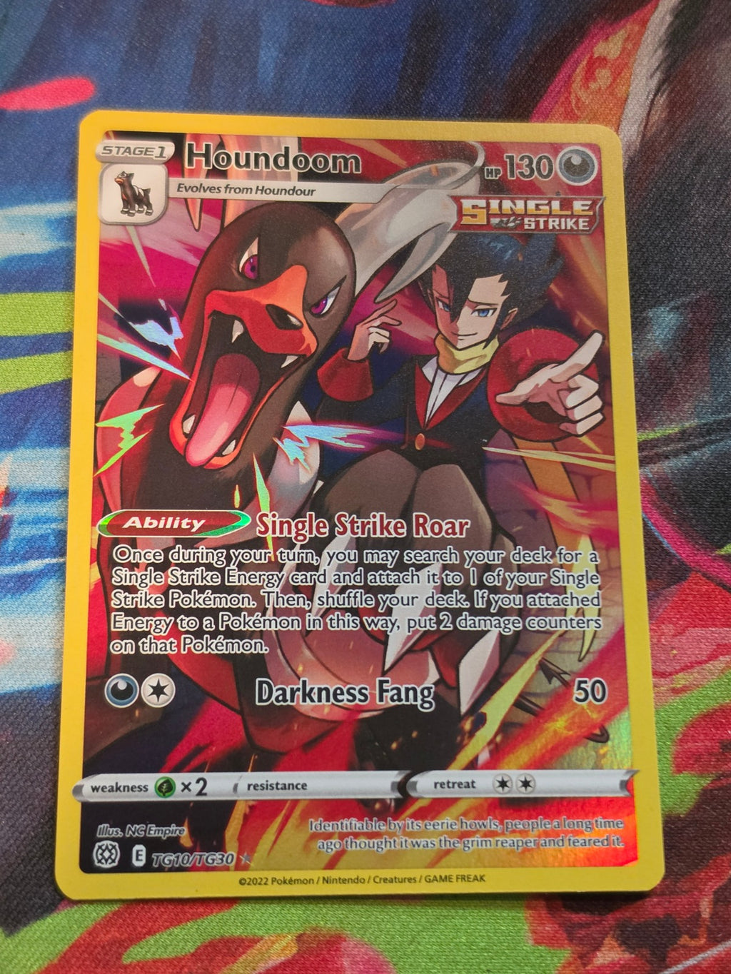 Houndoom Ultra Rare SWSH09: Brilliant Stars Trainer Gallery TG10/TG30 NM Pokemon