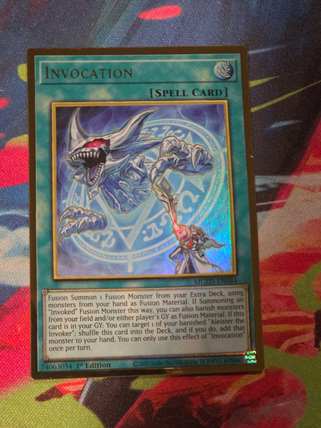 Invocation Premium Gold Rare Maximum Gold: El Dorado MGED-EN044 1st Edition LP Yu-Gi-Oh!