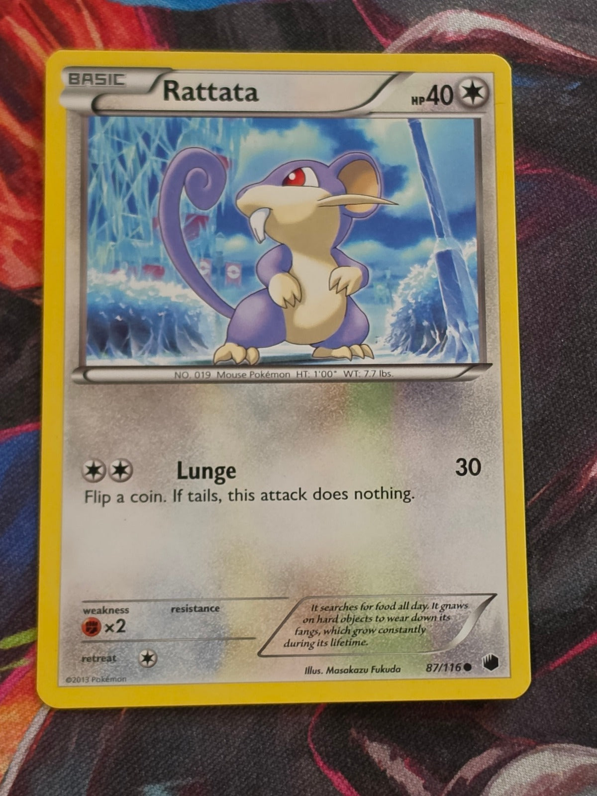 Rattata - 87/116 - Plasma Freeze - Common - NM - Pokemon