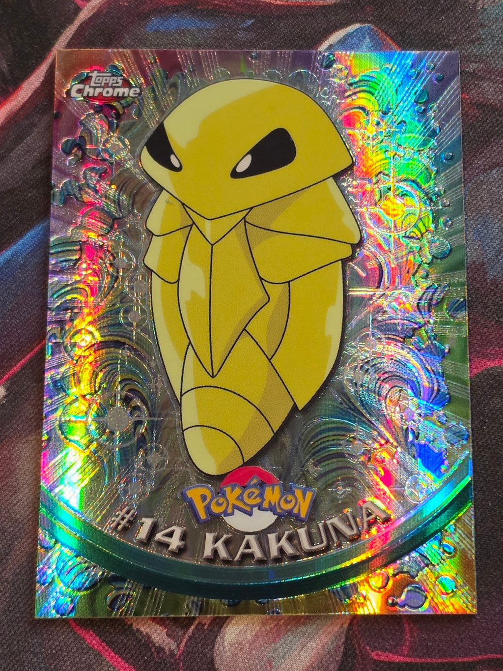 Kakuna #14 - 2000 Topps Chrome - NM - Pokemon