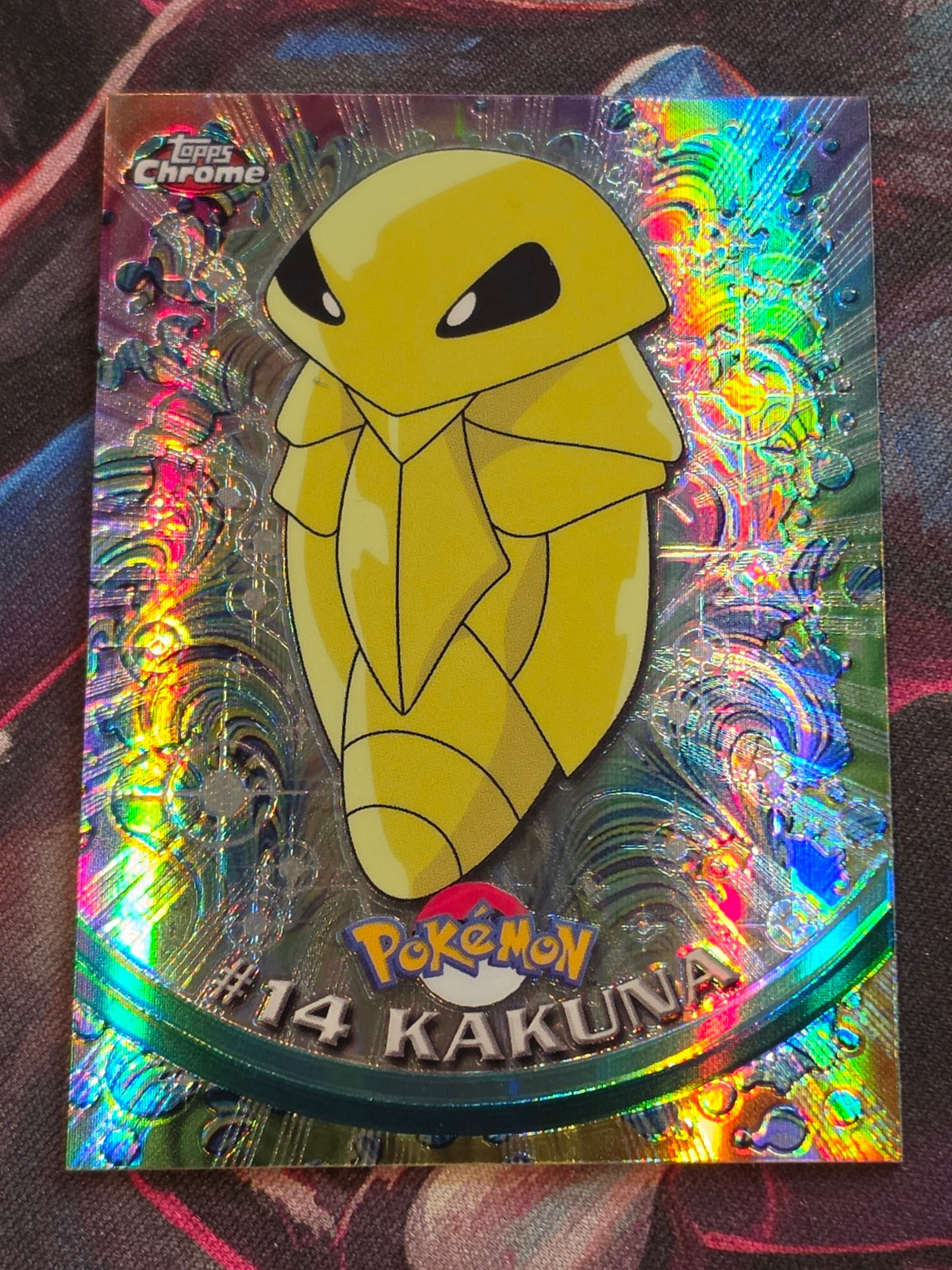 Kakuna #14 - 2000 Topps Chrome - NM - Pokemon