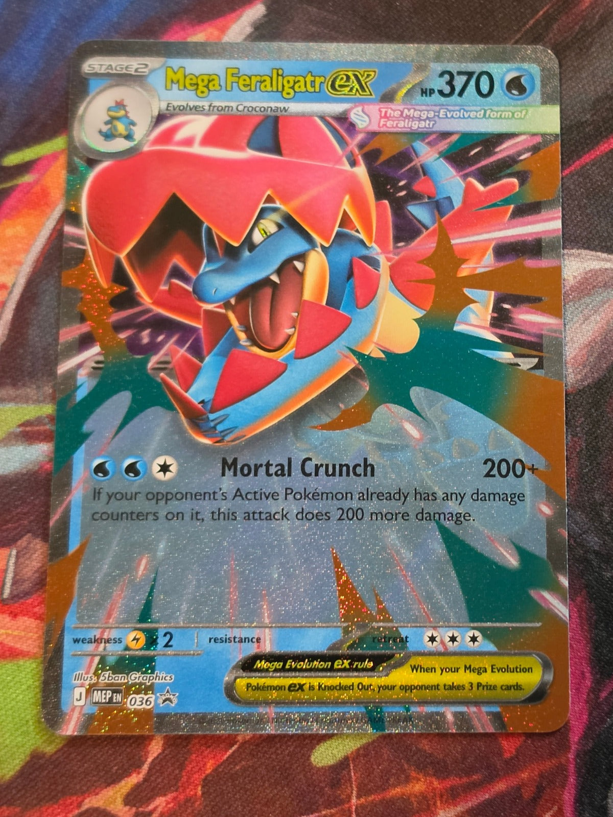 Mega Feraligatr ex - 036 - ME: Mega Evolution Promo - Promo - NM Pokemon