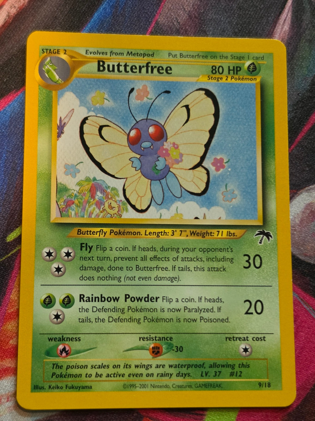 Butterfree Promo Southern Islands 09/18 NM-/LP+ Pokemon
