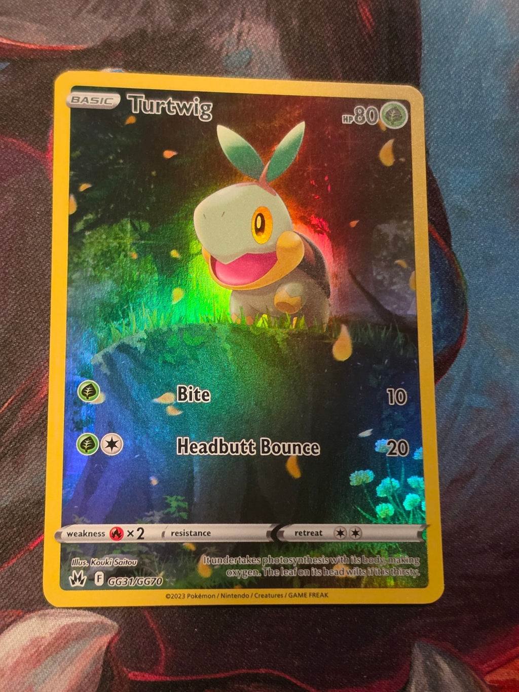 Turtwig Ultra Rare Crown Zenith Galarian Gallery GG31/GG70 NM Pokemon