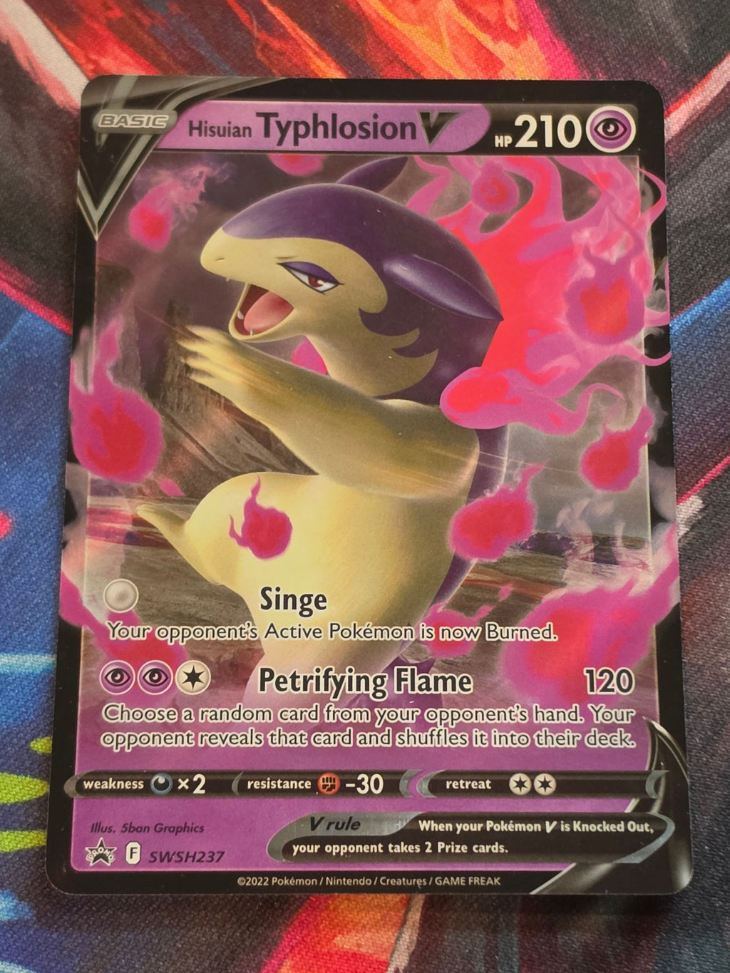 Hisuian Typhlosion V - SWSH237 - SWSH: Sword & Shield Promo Cards - Promo - LP Pokemon