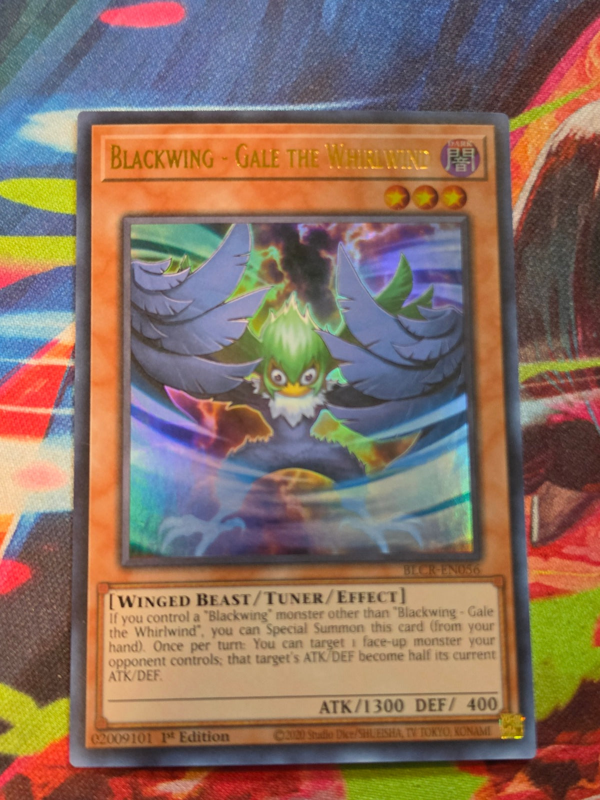 Blackwing - Gale the Whirlwind Ultra Rare Battles of Legend: Crystal Revenge BLCR-EN056 LP