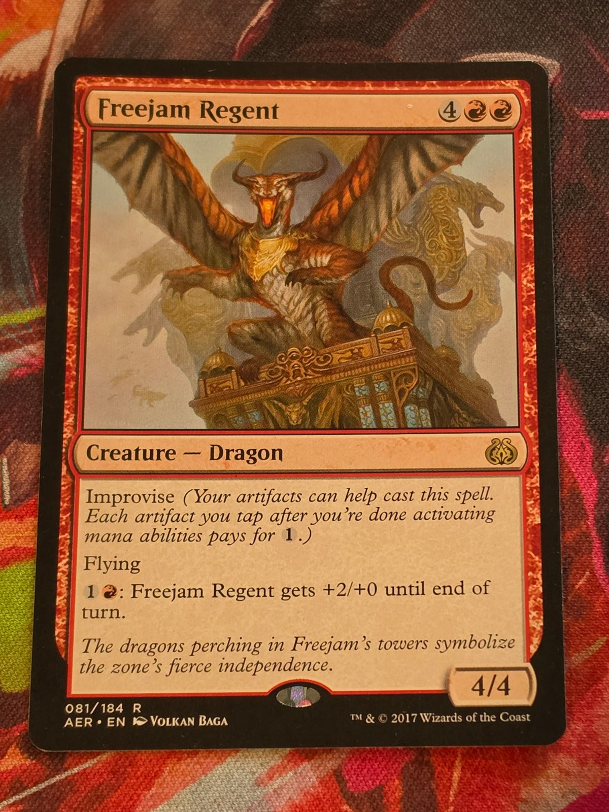 Freejam Regent - 81 - Aether Revolt - Rare - LP - MTG