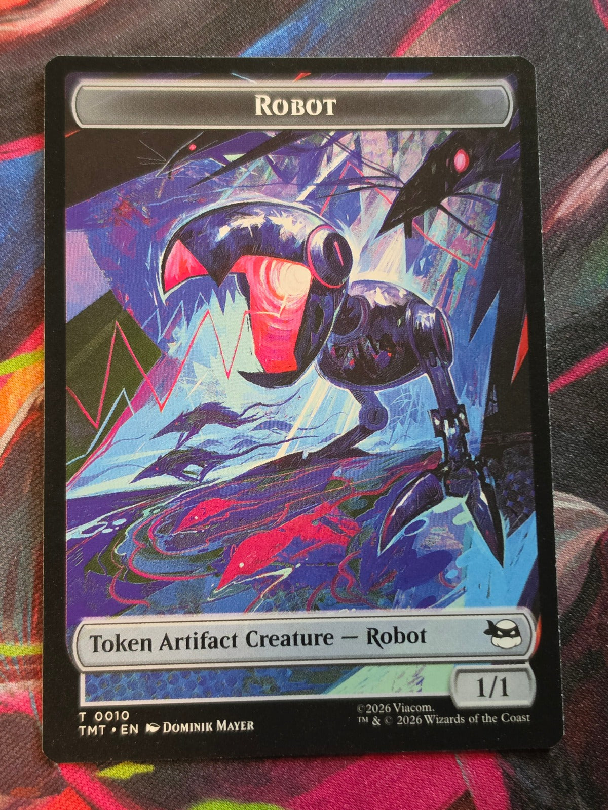 Robot // Mutagen Double-Sided Token - 10 // 9 - Teenage Mutant Ninja Turtles Tokens - T - NM MTG (Back)