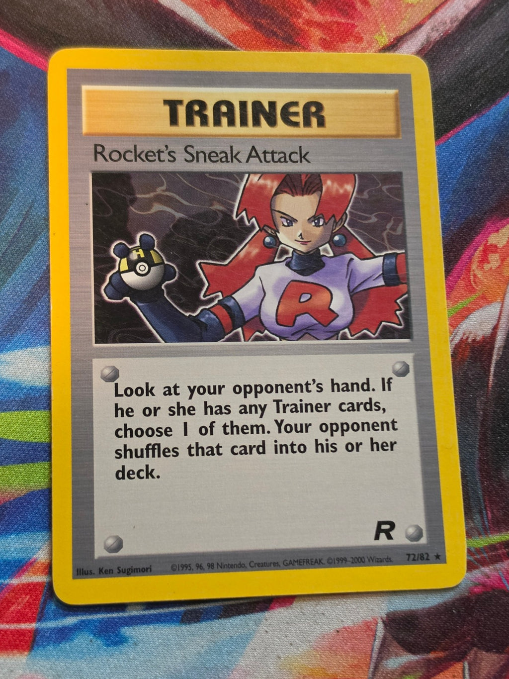 Rocket's Sneak Attack (72) - 72/82 - Team Rocket - Rare - LP Pokemon