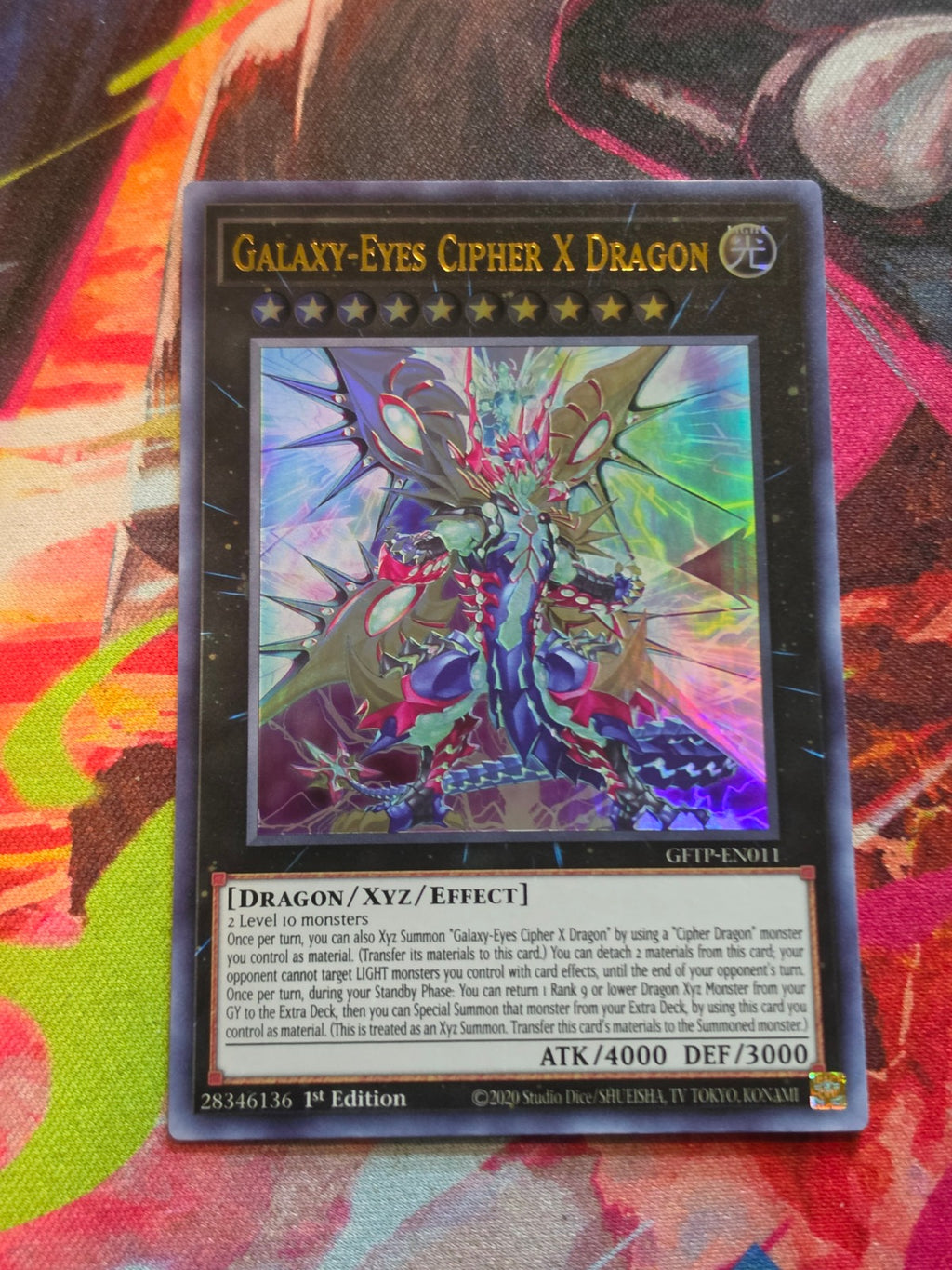 Galaxy-Eyes Cipher X Dragon Ultra Rare Ghosts From the Past GFTP-EN011 1st Edition NM Yu-Gi-Oh!