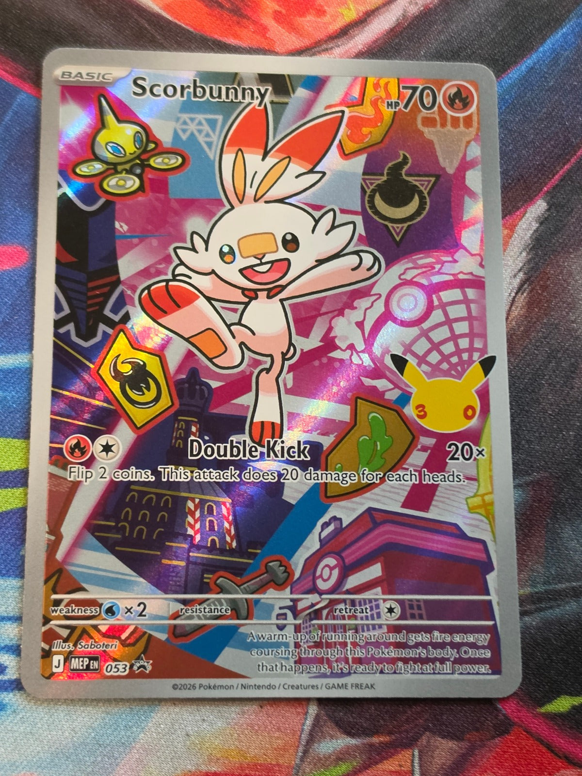 Scorbunny Promo ME: Mega Evolution Promo 053 NM Pokemon