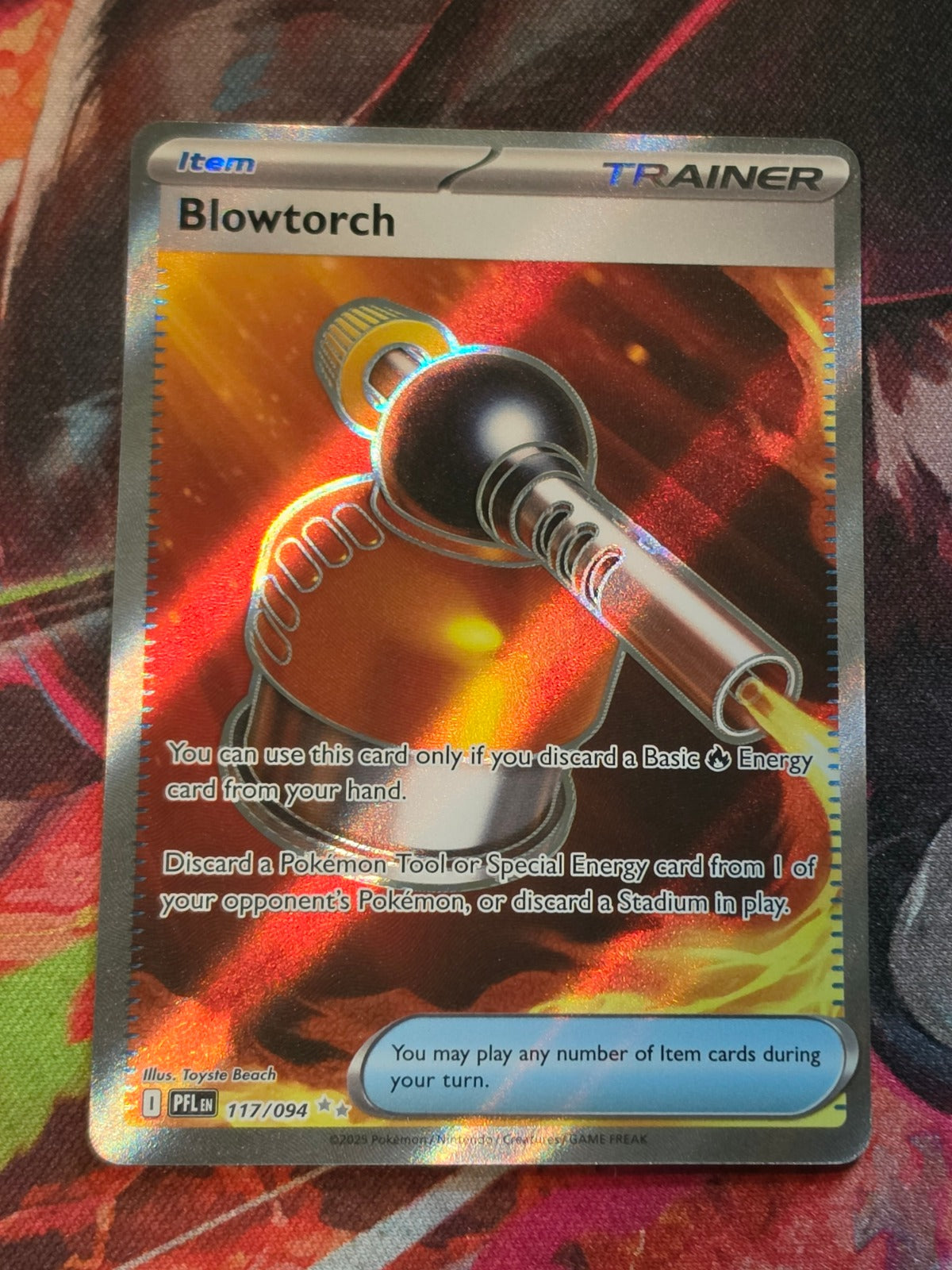 Blowtorch Ultra Rare Phantasmal Flames 117/094 NM Pokemon