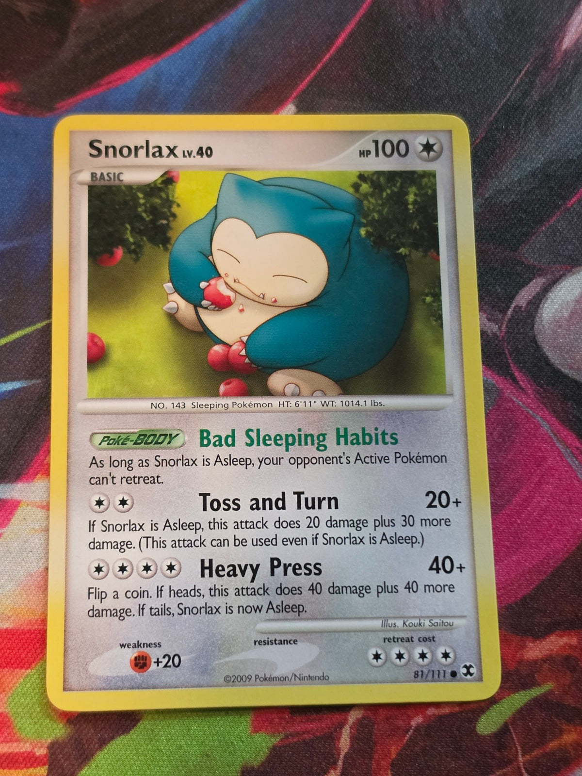 Snorlax (81) Common Rising Rivals 81/111 NM-/LP+ Pokemon