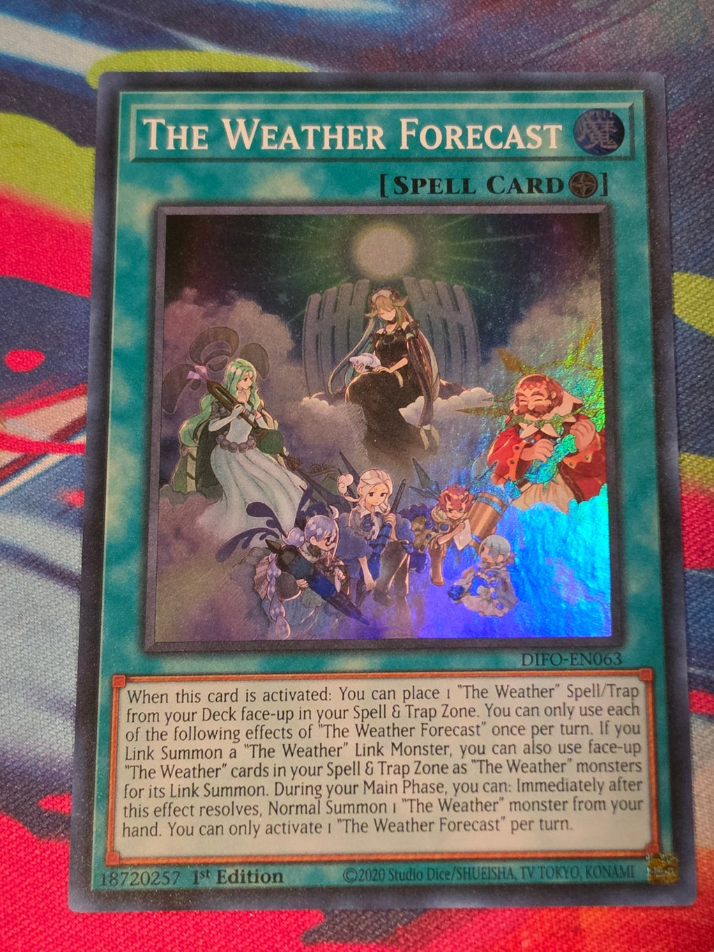 The Weather Forecast Super Rare Dimension Force DIFO-EN063 LP
