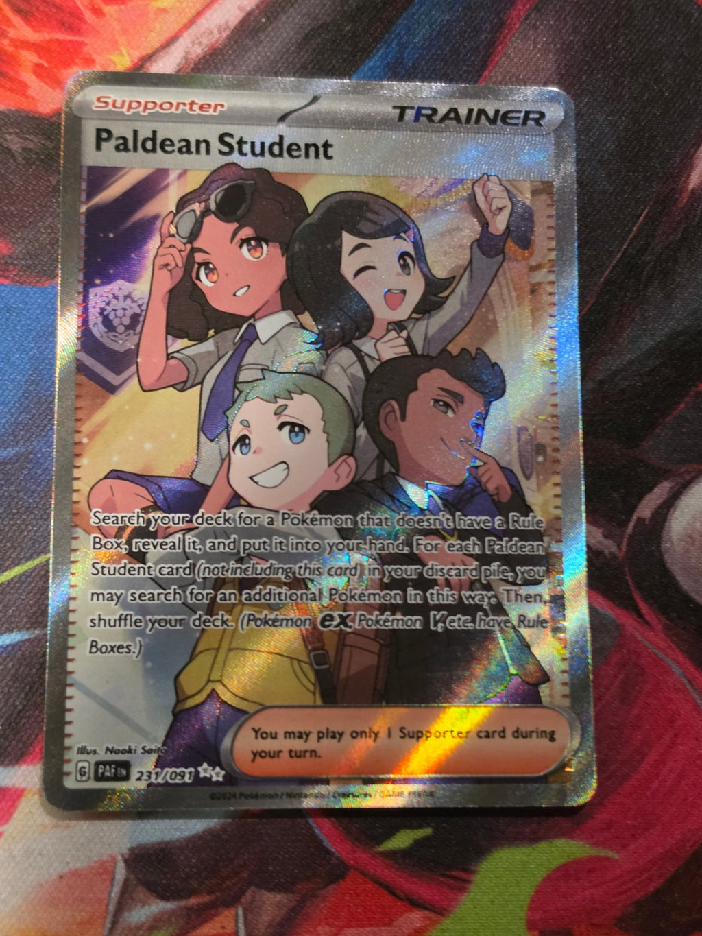 Paldean Student Ultra Rare Paldean Fates 231/091 NM Pokemon