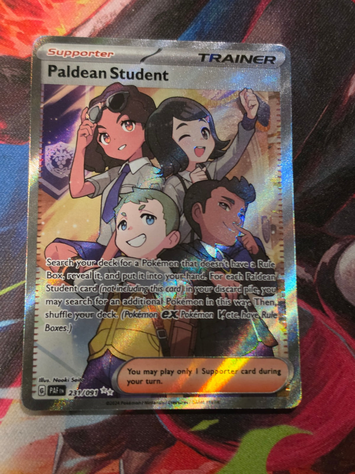 Paldean Student Ultra Rare Paldean Fates 231/091 NM Pokemon