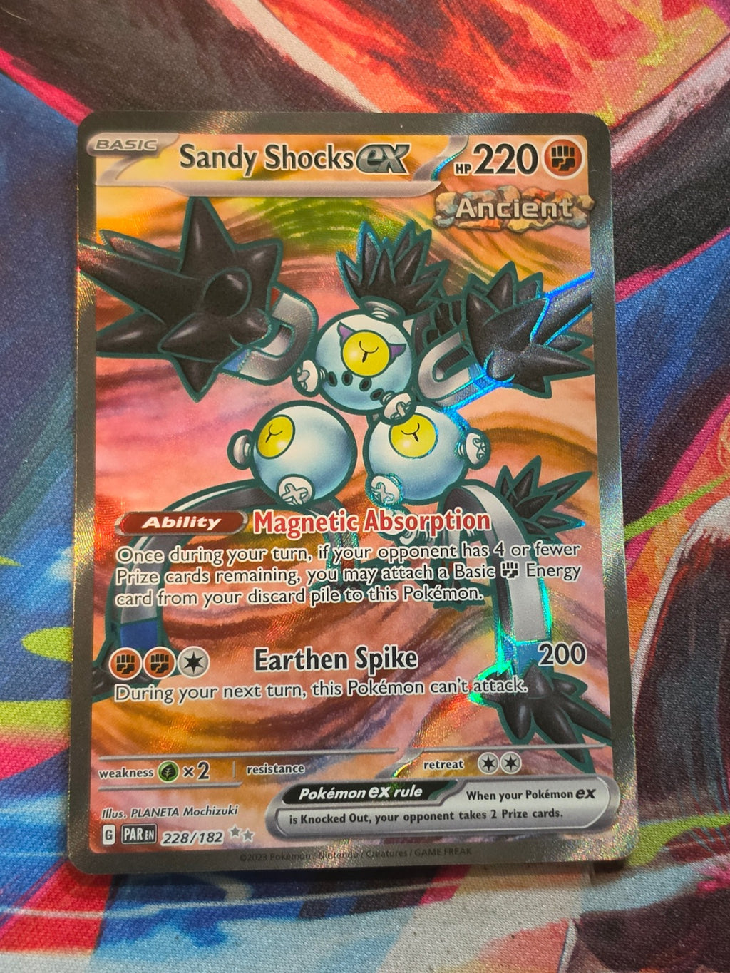 Sandy Shocks ex Ultra Rare SV04: Paradox Rift 228/182 NM Pokemon