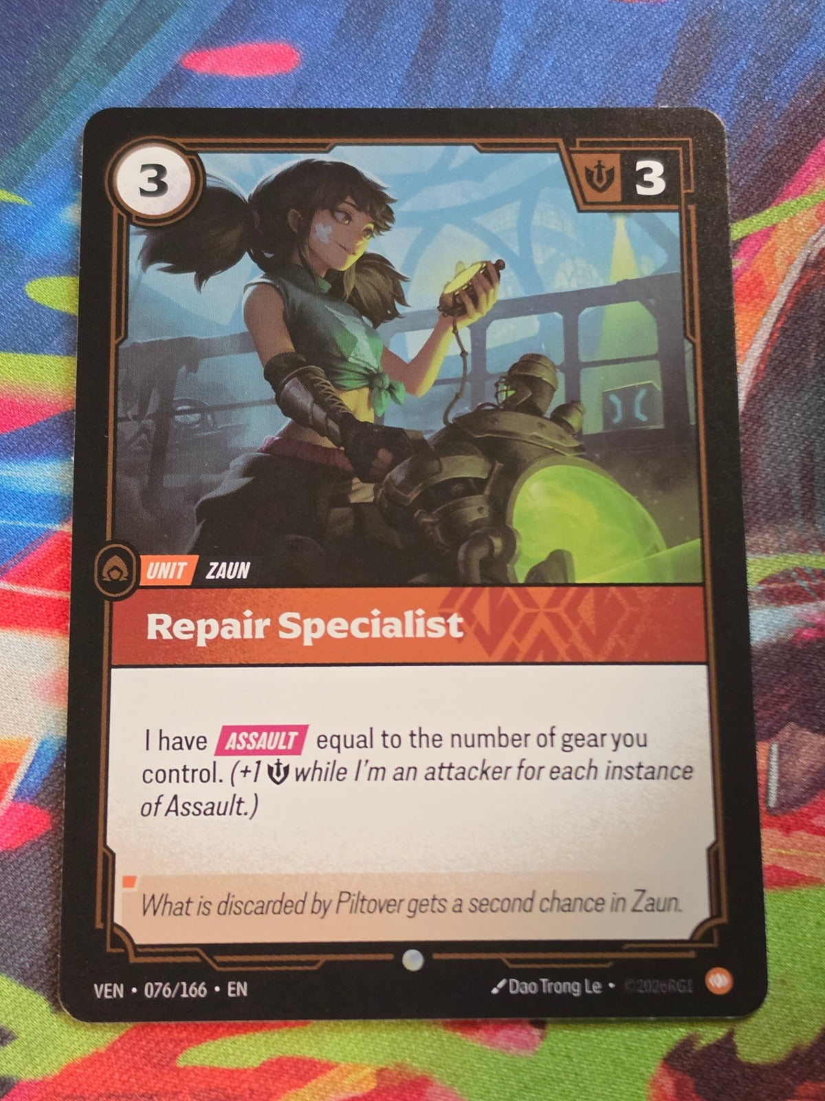 Repair Specialist - 076/166 - Vendetta - Common - NM