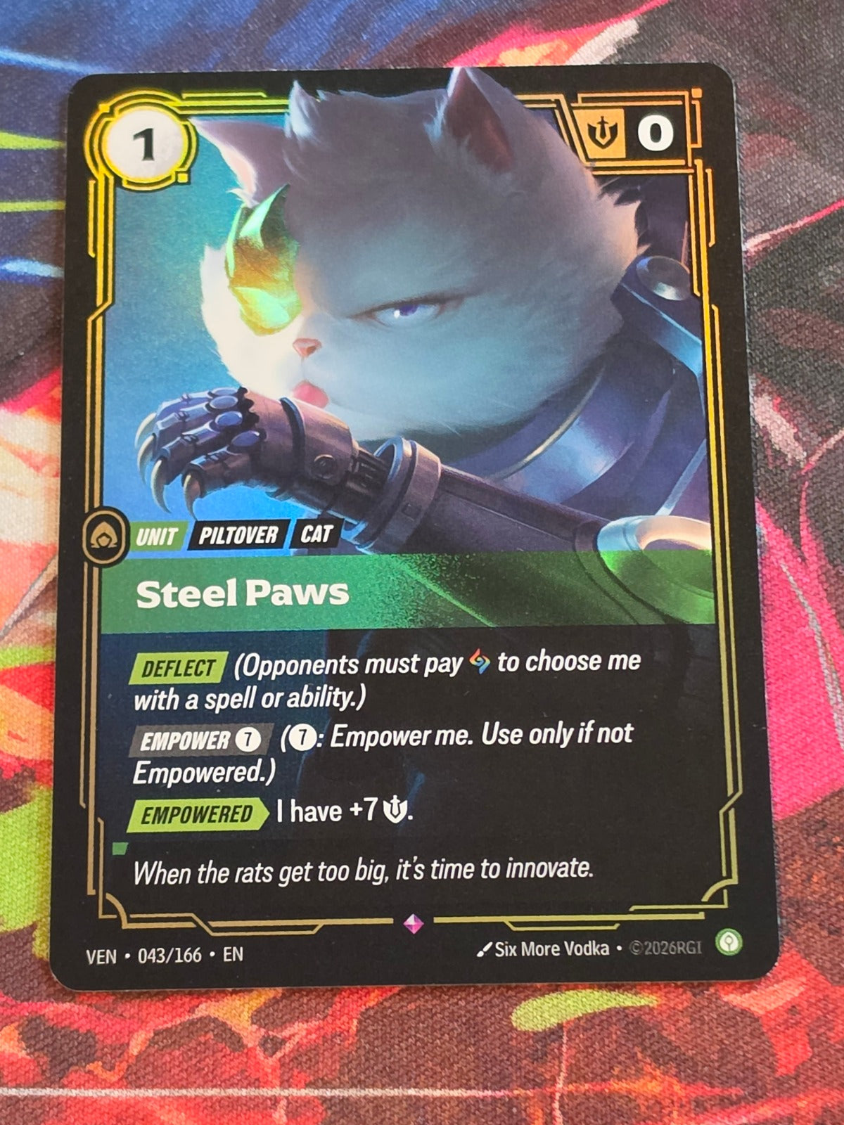 Steel Paws - 043/166 - Vendetta - Rare - NM