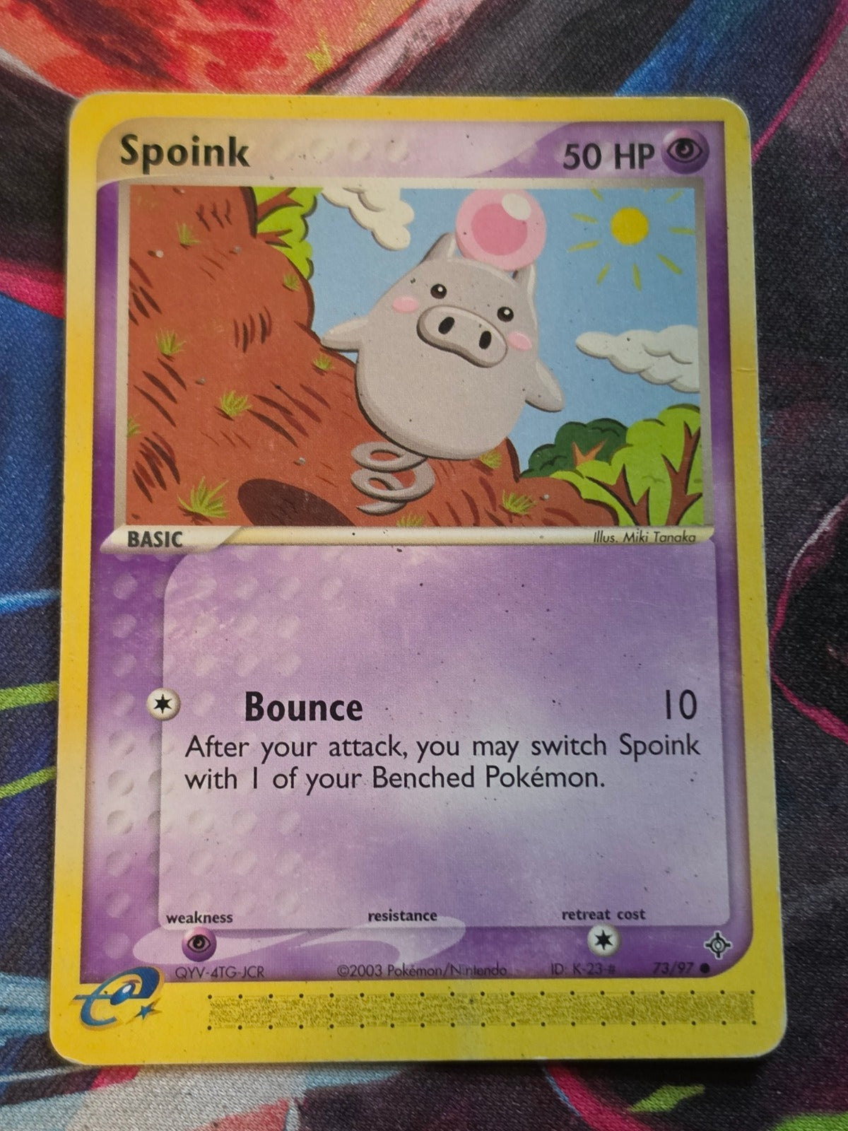 Spoink - 73/97 - EX Dragon - Common - MP - Pokemon