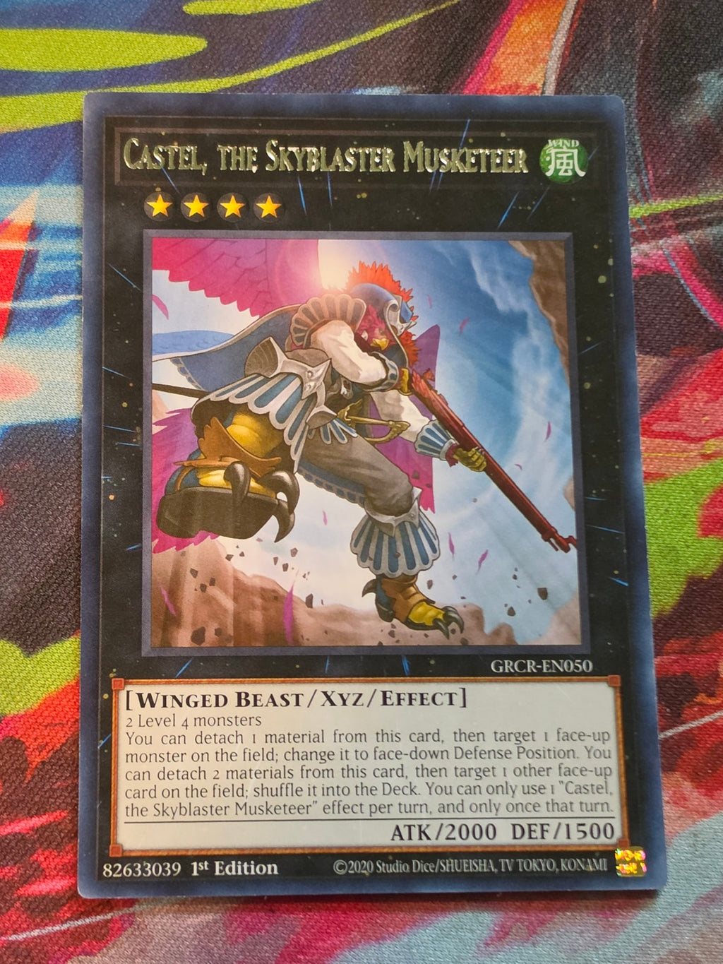 Castel, the Skyblaster Musketeer Rare The Grand Creators GRCR-EN050 LP