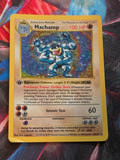 Machamp Holo Rare Deck Exclusives 008/102 1st Edition Shadowless MP Pokemon