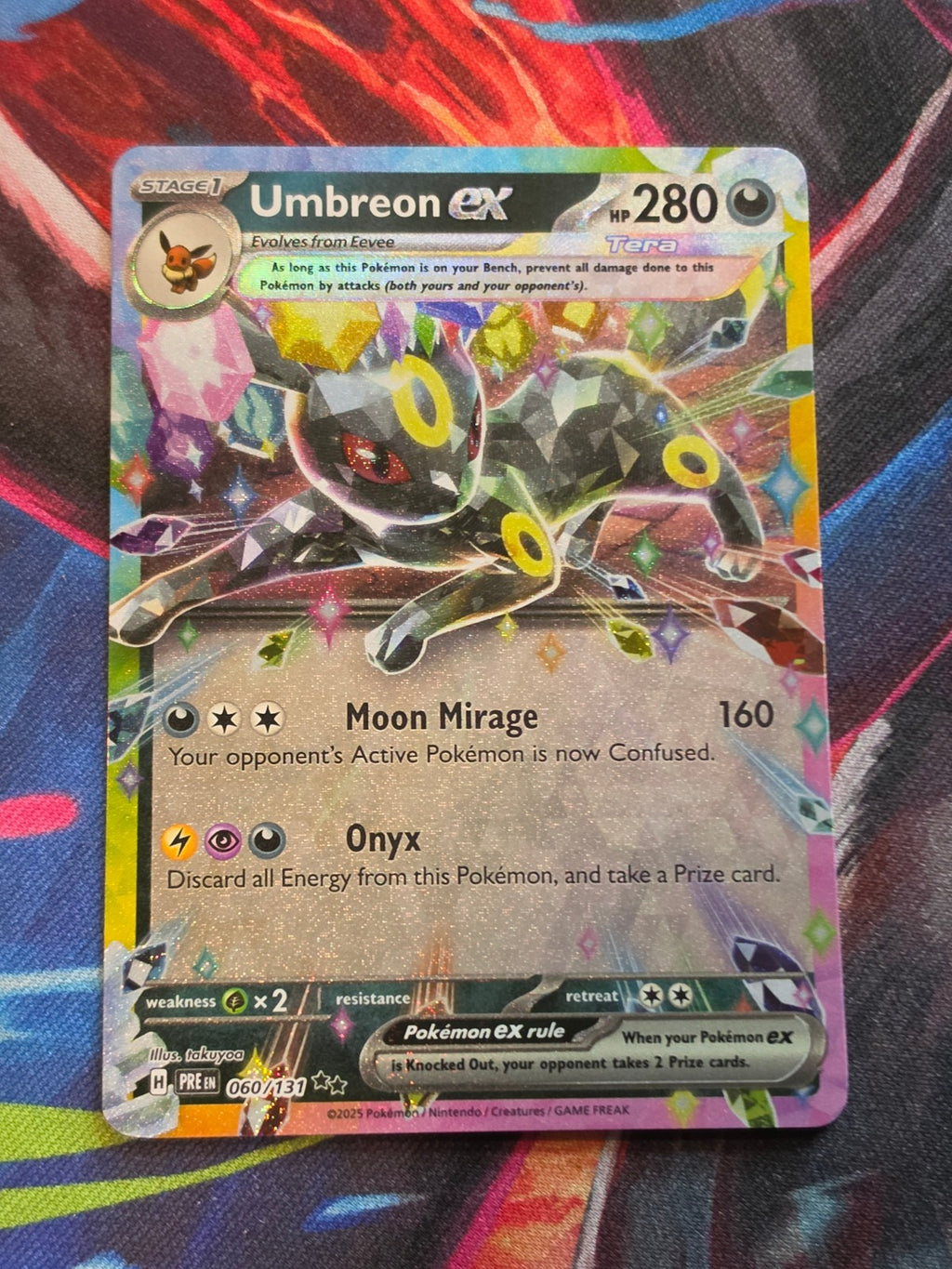 Umbreon ex Double Rare Prismatic Evolutions 060/131 NM Pokemon