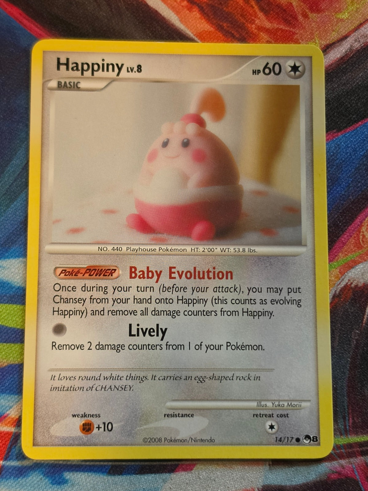 Happiny Common POP Series 8 014/017 NM-/LP+ Pokemon