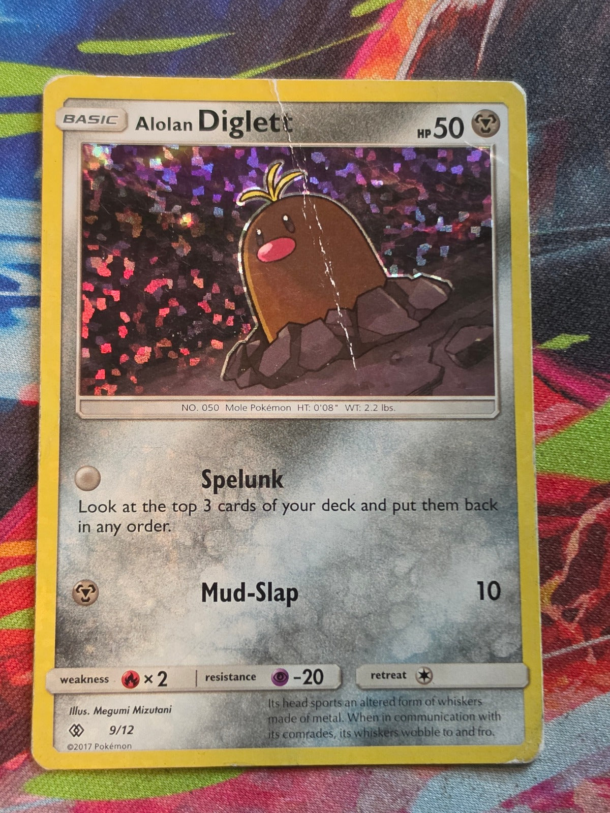Alolan Diglett Holo Promo McDonald's Promos 2017 009/012 DMG Pokemon