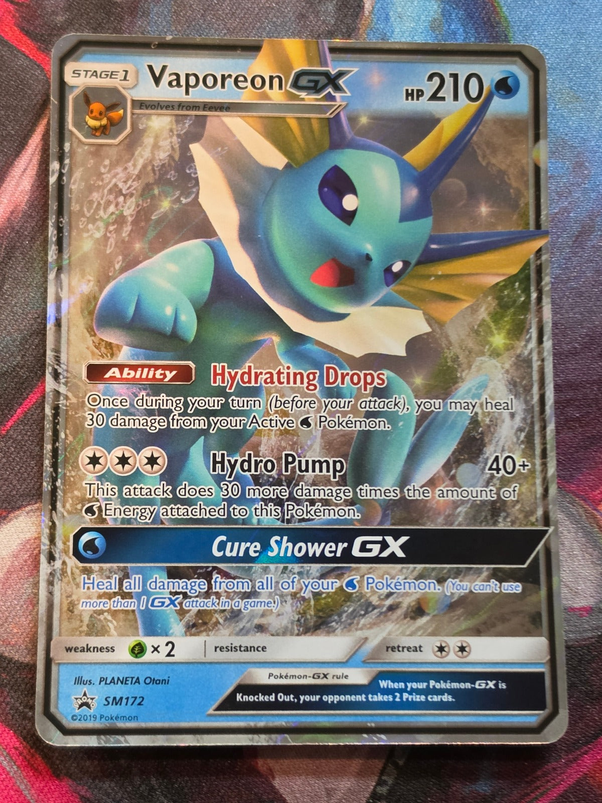 Vaporeon GX Promo SM Promos SM172 LP Pokemon