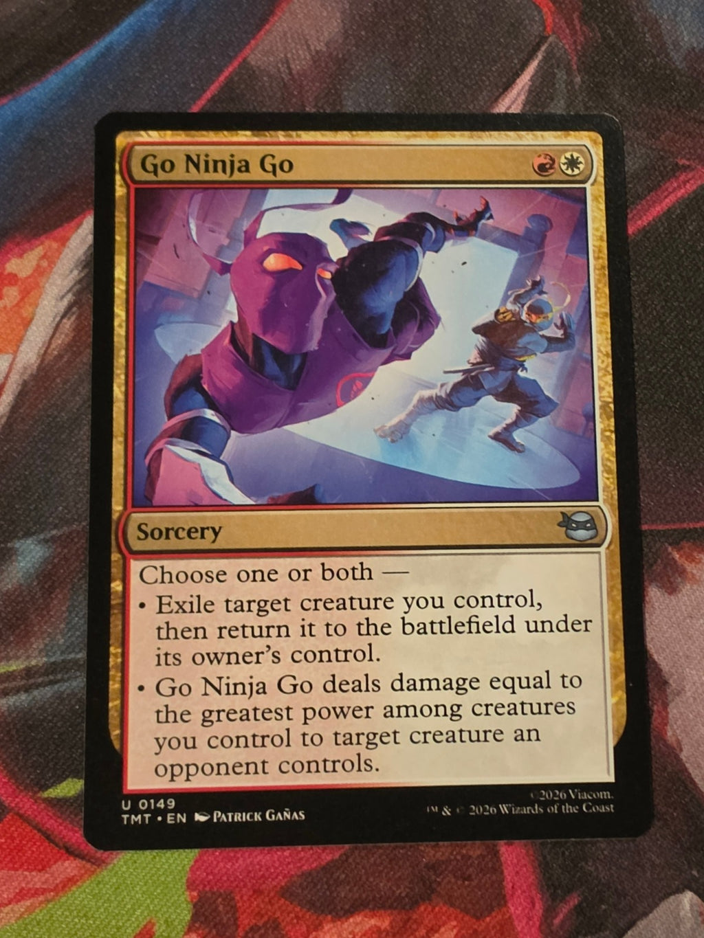 Go Ninja Go - 149 - Teenage Mutant Ninja Turtles - U - NM MTG