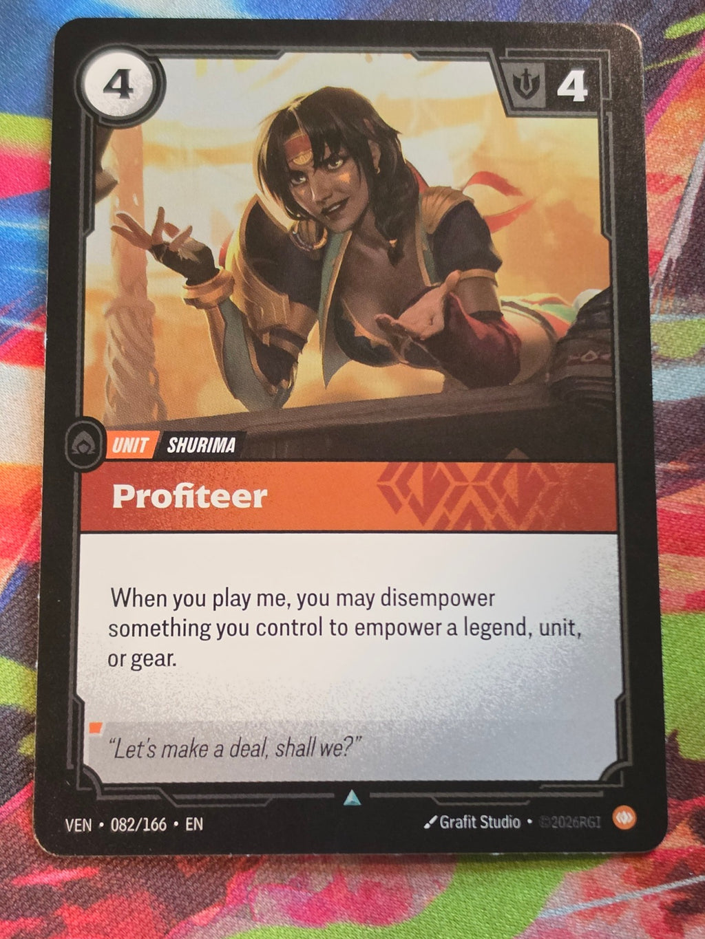 Profiteer - 082/166 - Vendetta - Uncommon - NM