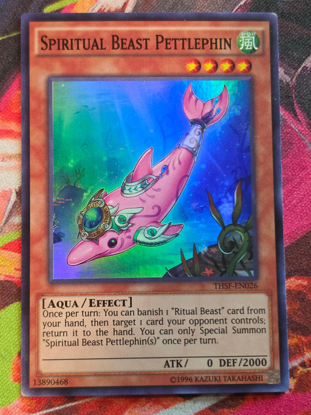 Spiritual Beast Pettlephin Super Rare The Secret Forces THSF-EN026 Unlimited LP Yu-Gi-Oh!