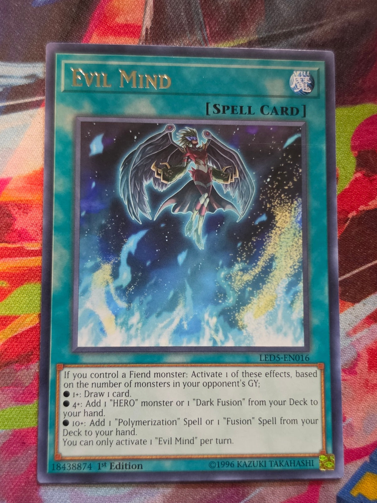 Evil Mind Rare Legendary Duelists: Immortal Destiny LED5-EN016 LP