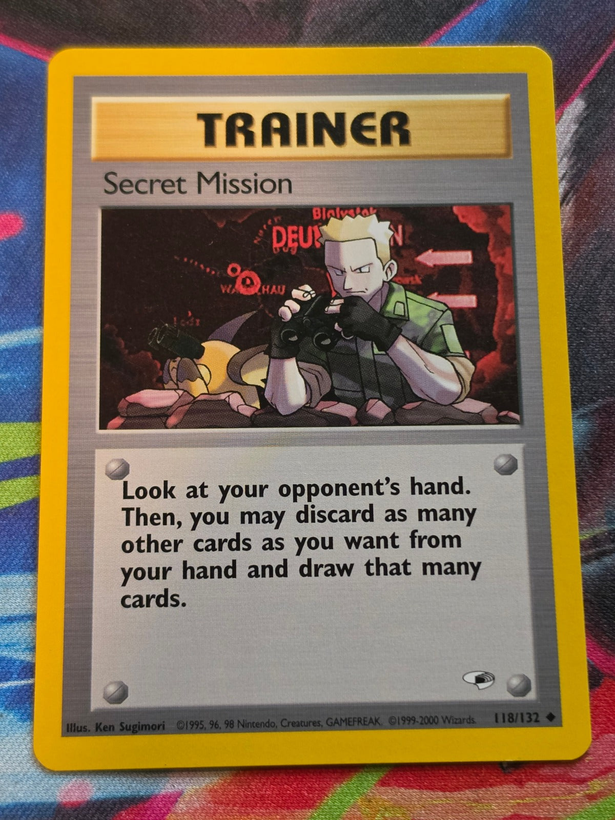 Secret Mission - 118/132 - Gym Heroes - Uncommon - Unlimited - NM Pokemon