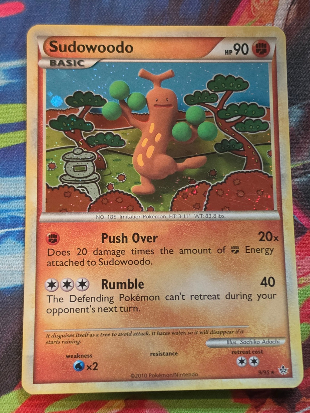 Sudowoodo Holo Rare Unleashed 9/95 NM-/LP+ Pokemon