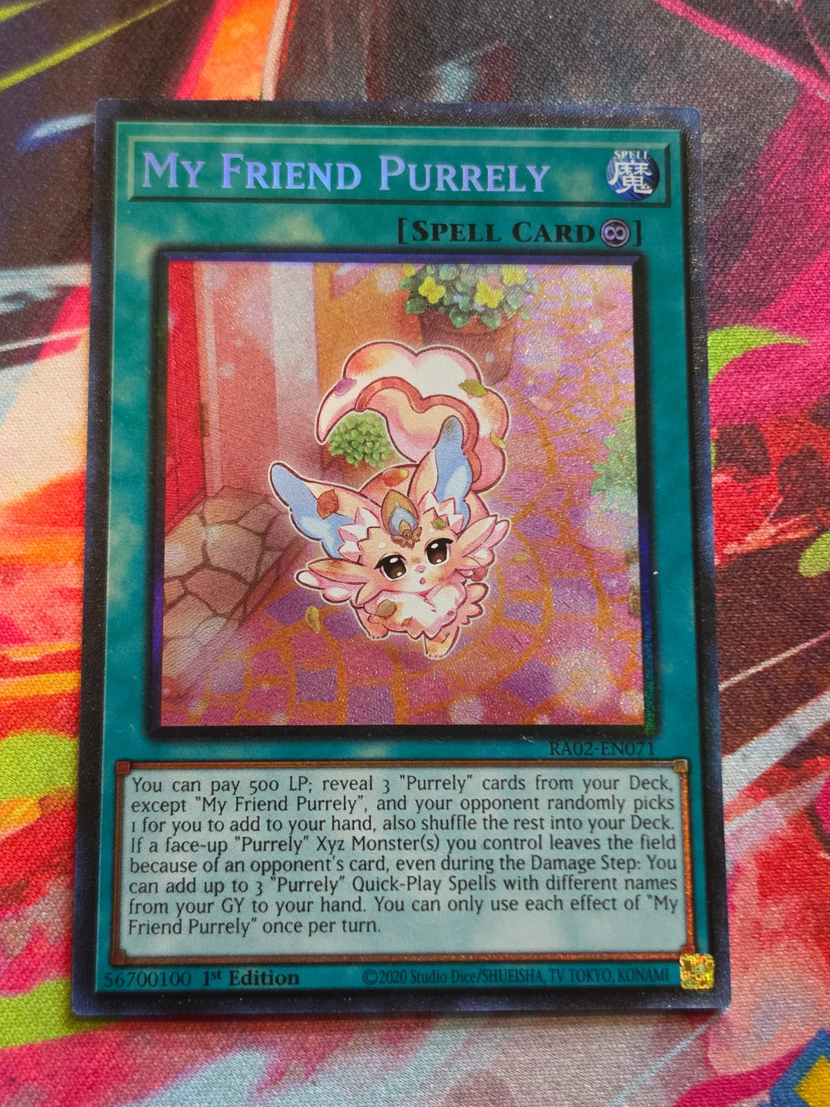My Friend Purrely (PCR) Prismatic Collector's Rare 25th Anniversary Rarity Collection II RA02-EN071 NM