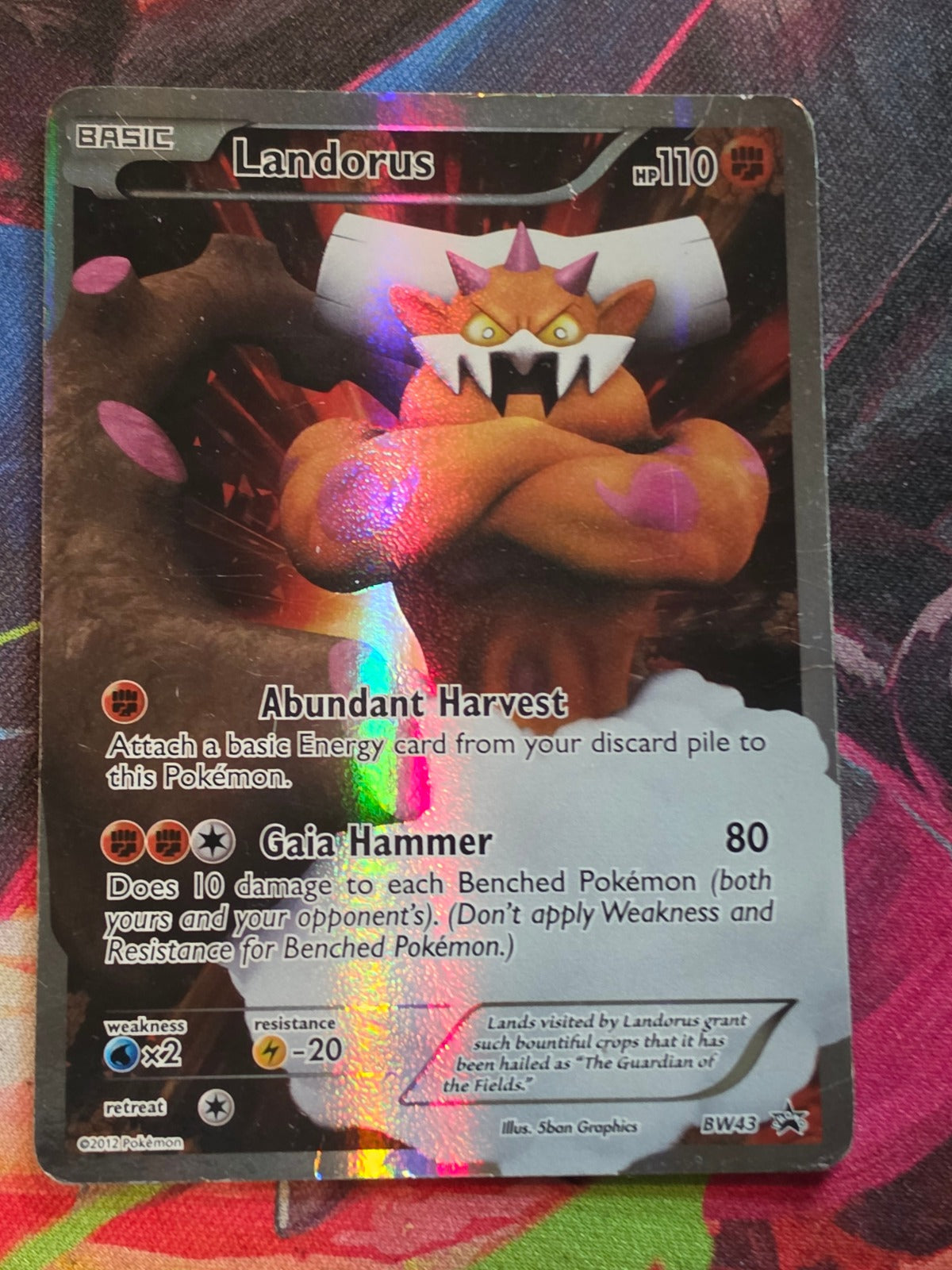 Landorus Promo Black and White Promos BW43 HP Pokemon