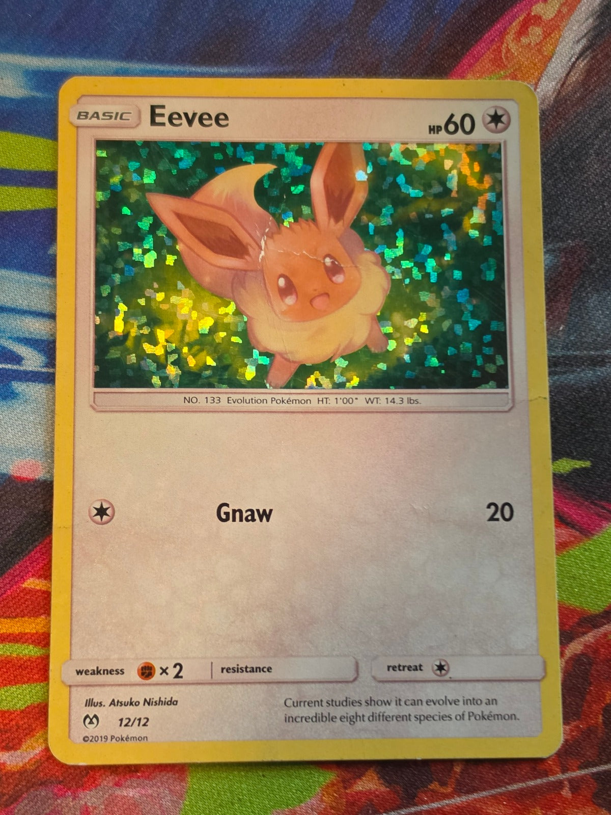 Eevee Promo McDonald's Promos 2019 012/012 HP Pokemon
