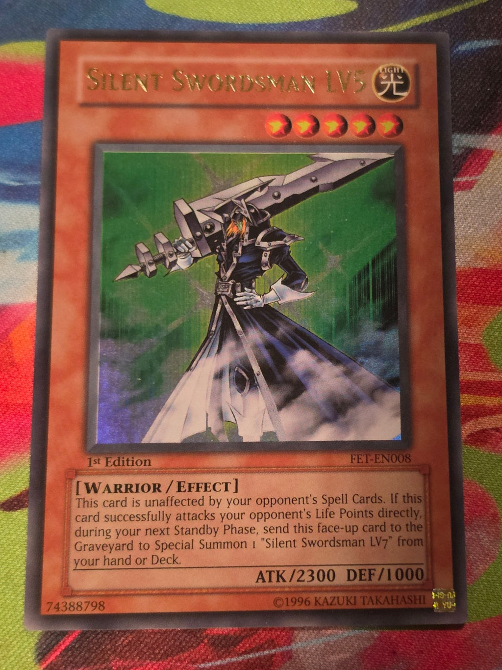 Silent Swordsman LV5 Ultra Rare Flaming Eternity FET-EN008 LP