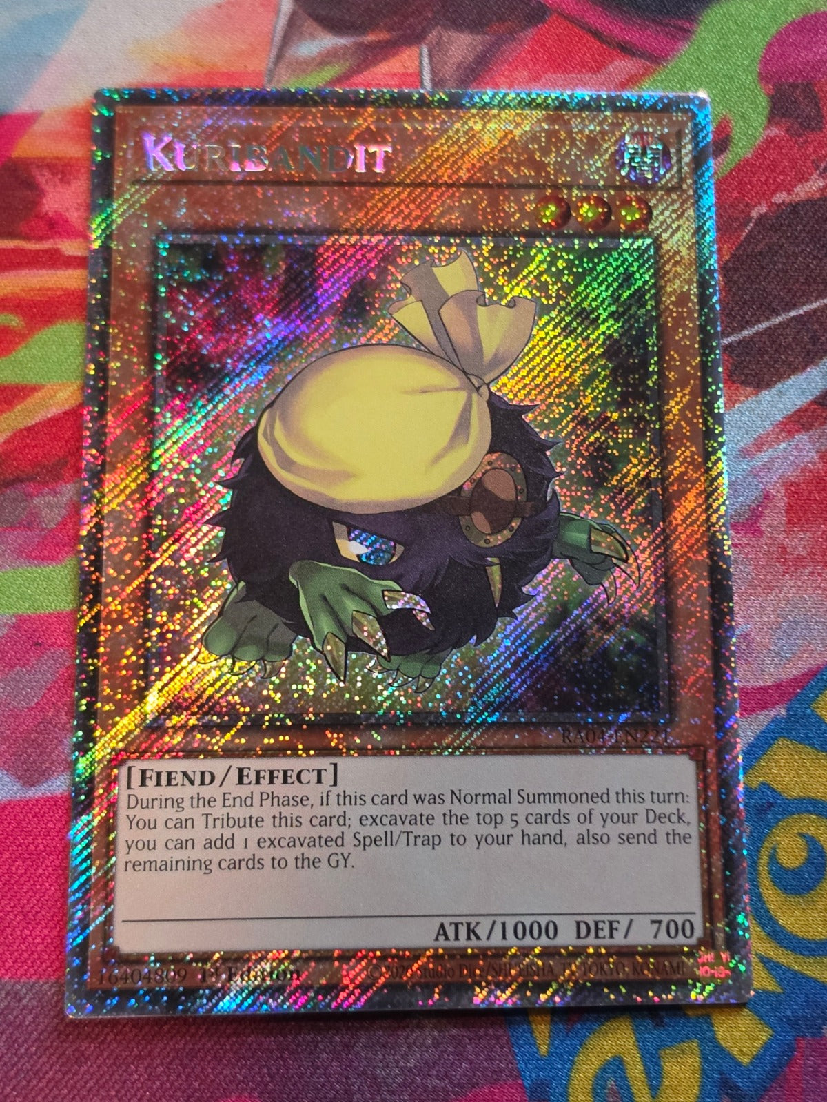 Kuribandit (Platinum Secret Rare) Platinum Secret Rare Quarter Century Stampede RA04-EN221 NM
