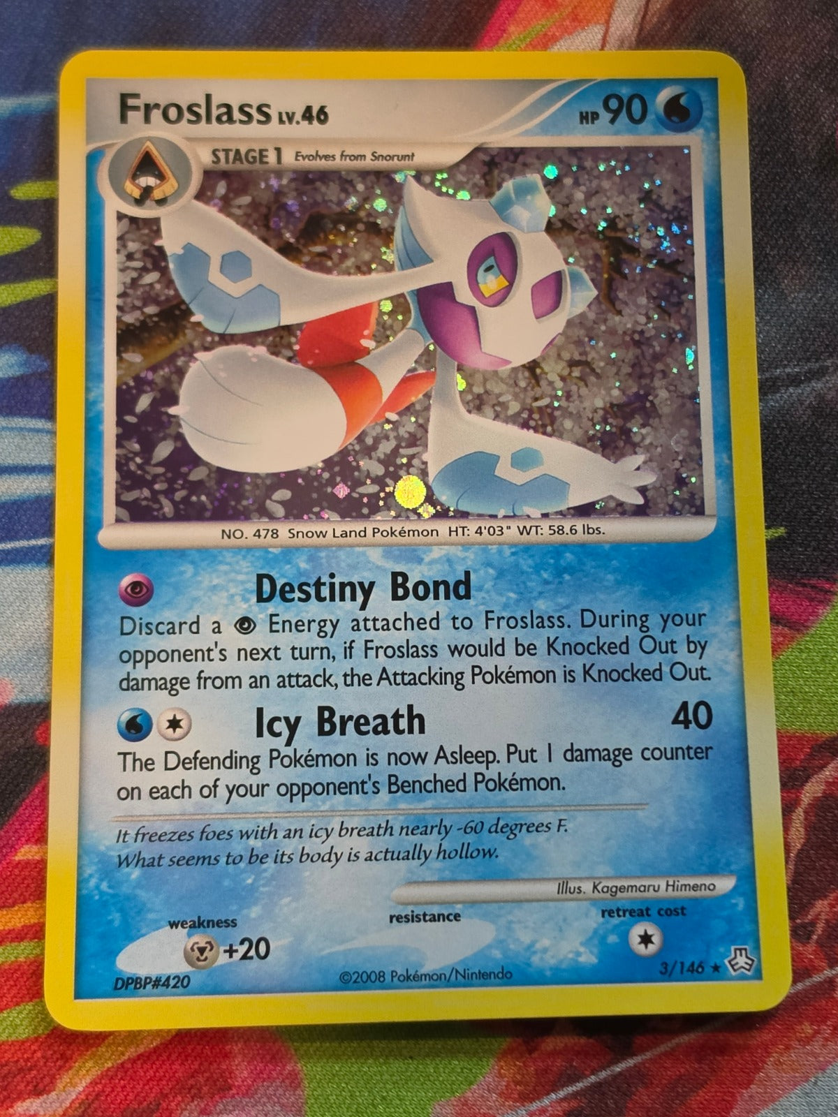 Froslass Holo Rare Legends Awakened 3/146 NM Pokemon