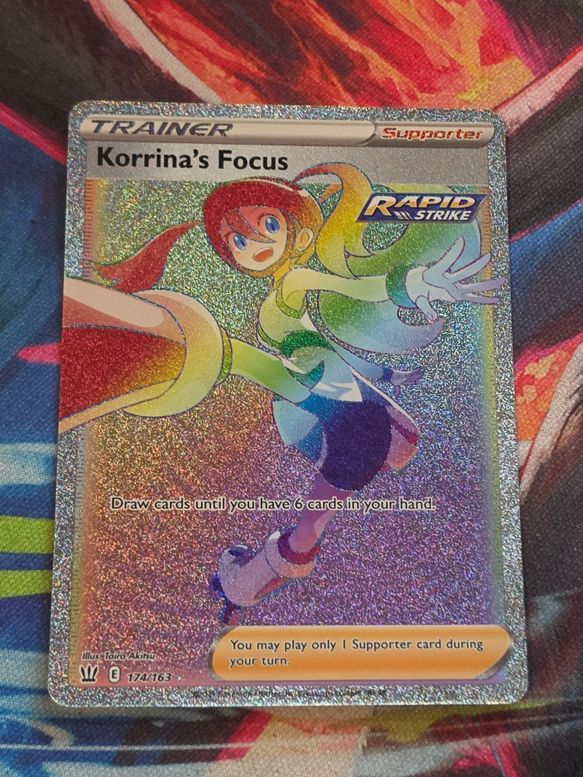 Korrina's Focus (Secret) Secret Rare SWSH05: Battle Styles 174/163 NM Pokemon