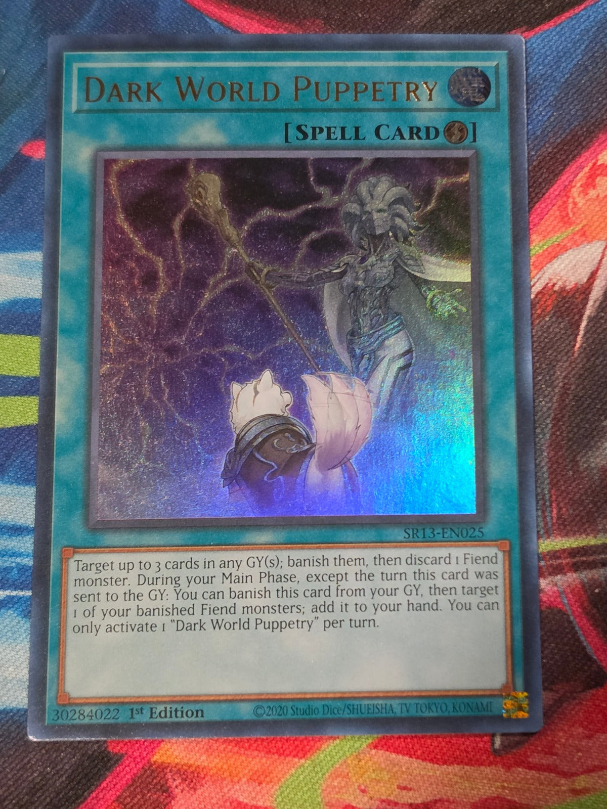 Dark World Puppetry Ultra Rare Structure Deck: Dark World SR13-EN025 LP