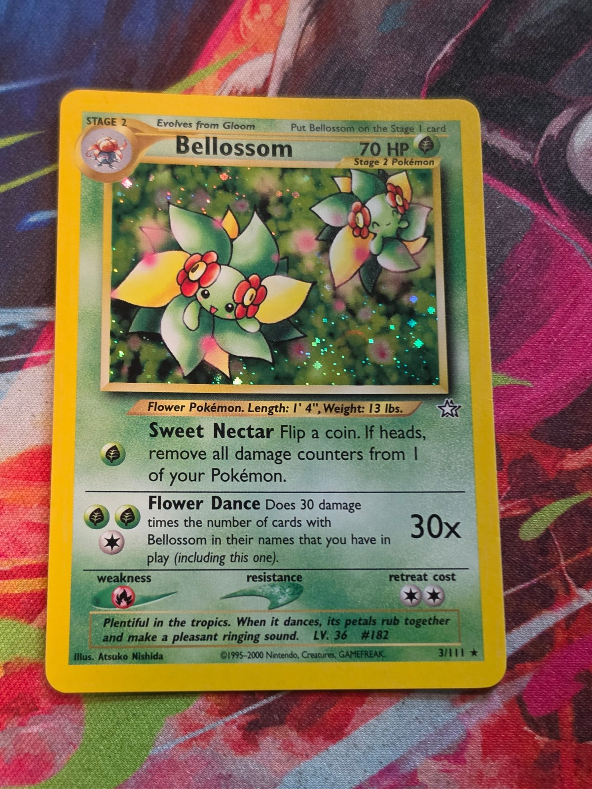 Bellossom Holo Rare Unlimited Neo Genesis 003/111 NM-/LP+ Pokemon