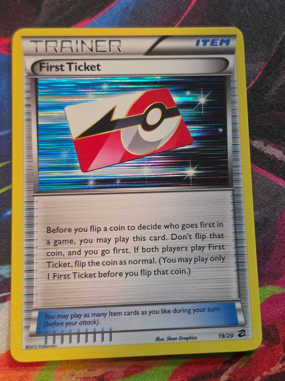 First Ticket Holo Rare Dragon Vault 19/20 NM Pokemon