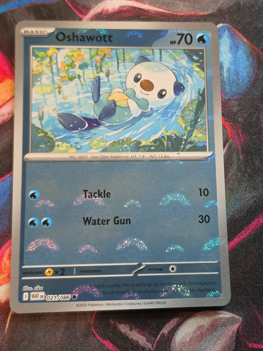 Oshawott (Poke Ball Pattern) Common White Flare 021/086 NM Pokemon